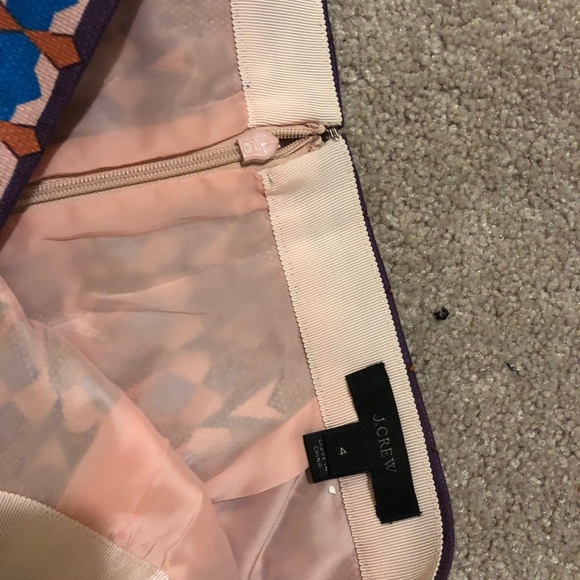 J.crew Gemstone Salon Mini In Print Skirt - Picture 3 of 3